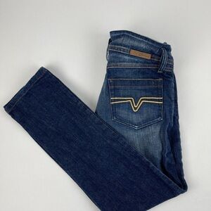 La Guapa Jeans Womens 27 Blue Denim